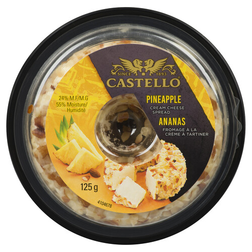 Castello Cream Cheese Spread Ring Pineapple 125 g