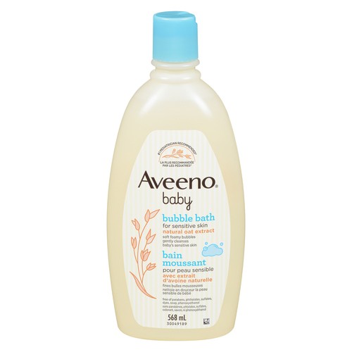 Aveeno Baby Bubble Bath Sensitive Skin Natural Oat Extract 568 ml
