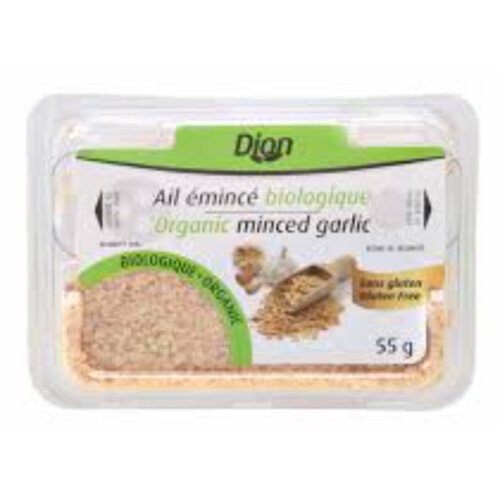 Les Aliments G. Dion Foods Organic Minced Garlic 55 g