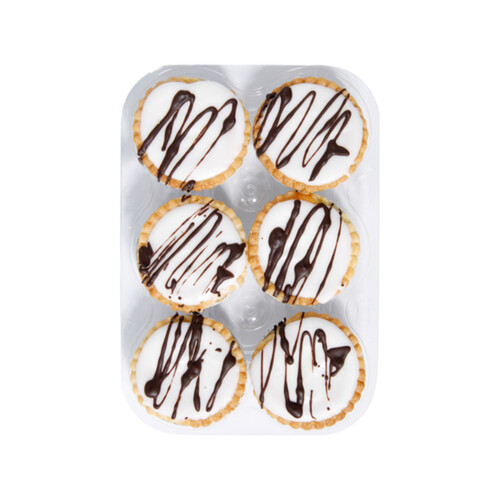 Almond Tarts With Raspberry Filling 6 Pack 400 g