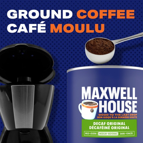 Maxwell House Ground Coffee Original Roast Decaf 631 g