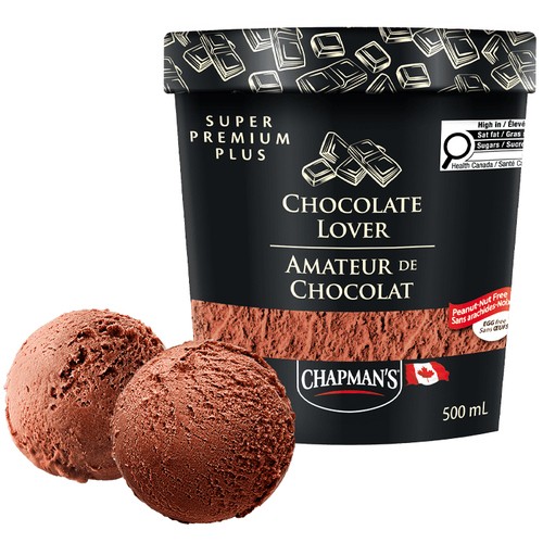 Chapman's Super Premium Plus Ice Cream Chocolate Lover 500 ml