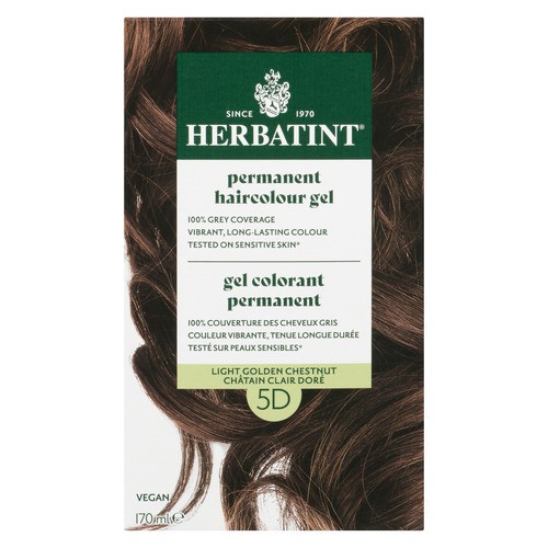 Herbatint Permanent Haircolour Gel 5D Light Golden Chestnut 170 ml