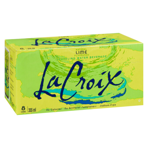 La Croix Sparkling Water Lime 8 x 355 ml (cans)