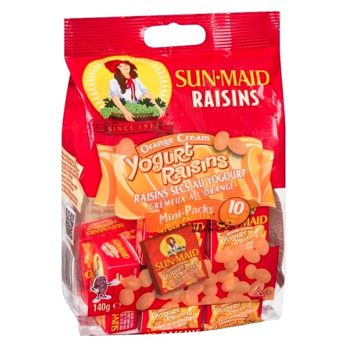 Sun-Maid Yogurt Raisins Orange Cream 140 g