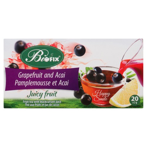 BioFix Tea Grapefruit & Acai 20 x 2 g