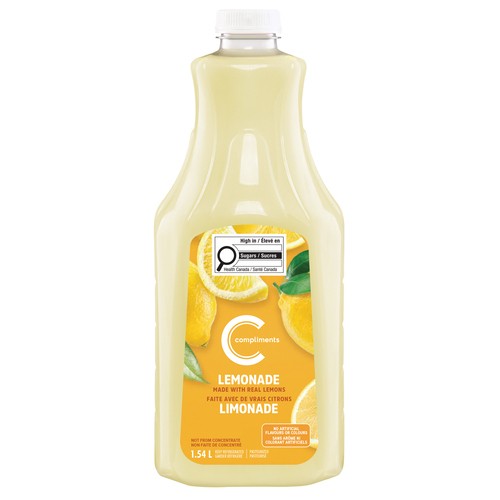 Compliments Juice Lemonade 1.54 L (bottle)