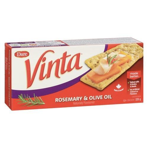 Dare Vinta Crackers Rosemary & Olive Oil 225 g