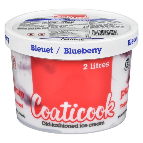 Coaticook Gluten-Free Ice Cream Blueberry 2 L
