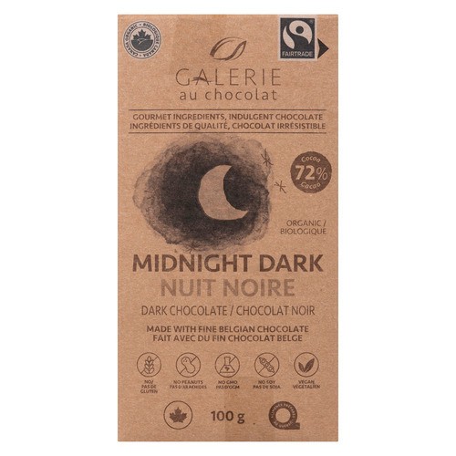 Galerie Au Chocolat 72% Dark Chocolate 100 g