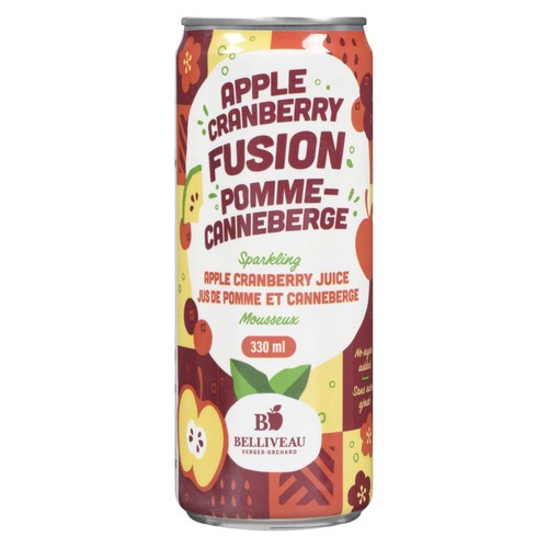 Verger Belliveau Orchard Non Alcoholic Sparkling Apple Cranberry Fusion 330 ml (can)