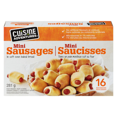 Cuisine Adventures Frozen Mini Sausage 281 g