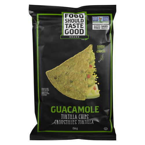 Food Should Taste Good Tortilla Chips Guacamole 156 g