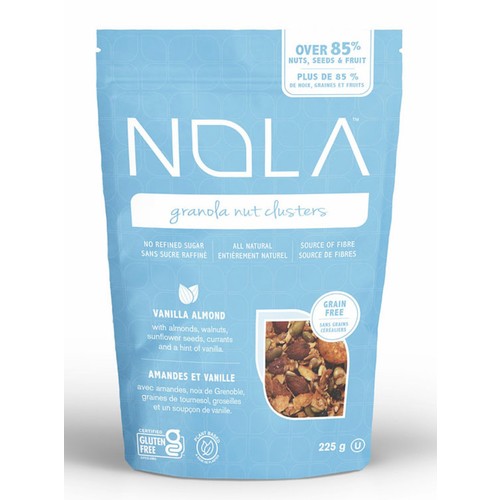 Nola Baking Co. Cereals Granola Almond Vanilla 225 g