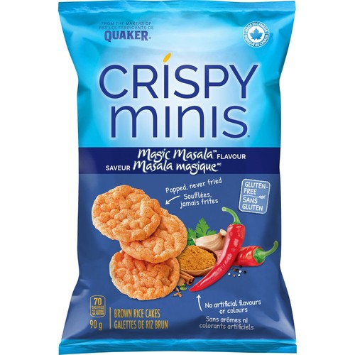 Quaker Crispy Minis Rice Cakes Magic Masala 90 g