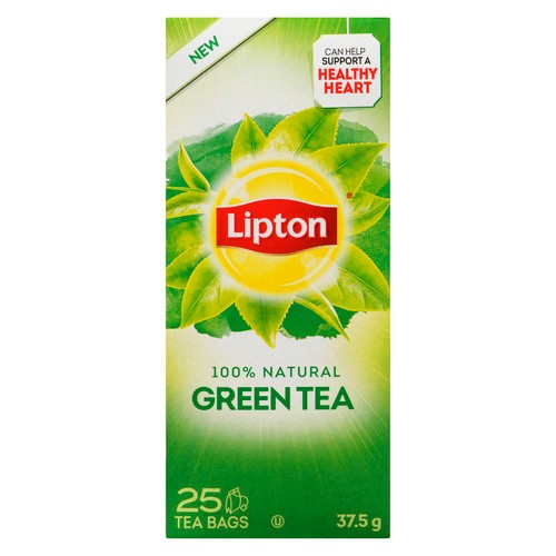 Lipton Green Tea 100% Natural 25 Tea Bags