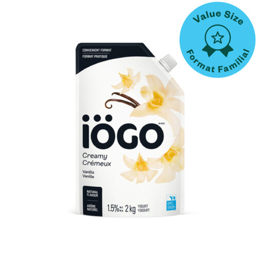 iÖGO 1.5% Creamy Yogurt Vanilla 2 kg