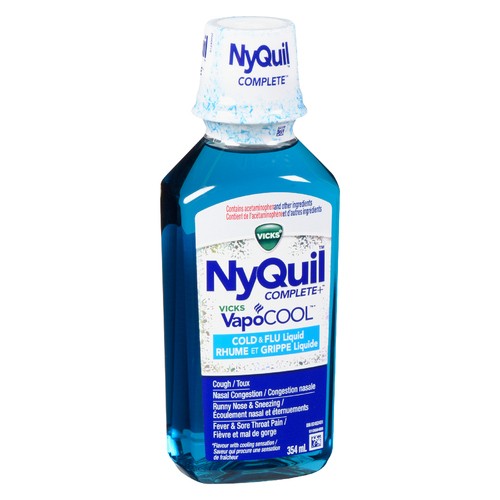 Vicks Nyquil Complete Vapocool Cold & Cough Remedies 354 ml