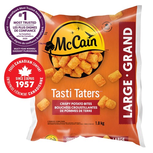 McCain Frozen Tasti Taters Tater Tots 1.8 kg