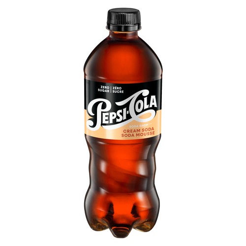 Pepsi Sugar-Free Pop Cream Soda 591 ml (bottle)