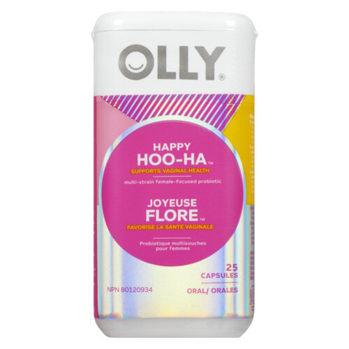 OLLY Probiotic Happy Hoo-Ha Capsule 25 Count