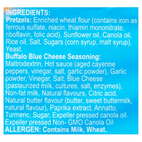 Exclusive Brands Pretzel Pzazz Seasoned Pretzel Pieces Buffalo Blue 200 g