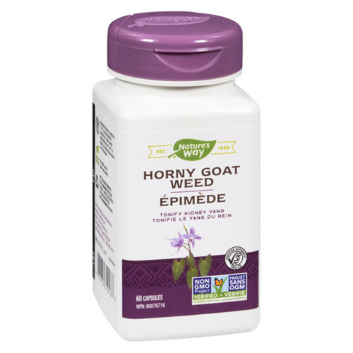 Nature's Way Horny Goat Weed Capsules 60 Count