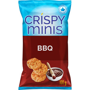 Quaker Gluten-Free Crispy Minis Rice Chips BBQ 100 g