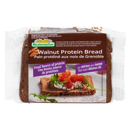 Mestemacher Bread Walnut Protein 250 g