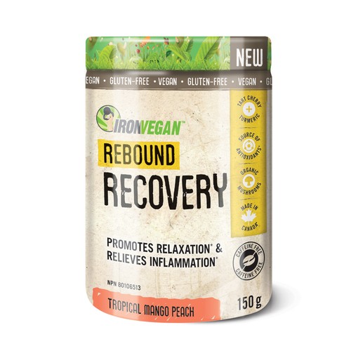 Iron Vegan Recovery Drink Tropical Mango Peach 150 g