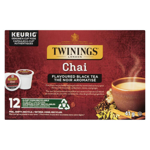 Twinings chai clearance tea k cups