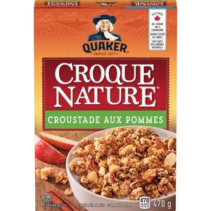 Quaker Céréales croque nature croustade aux pommes 470 g