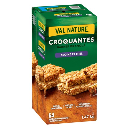Nature Valley Granola Bars Whole Grains Oats & Honey 64 Bars 1.47 kg