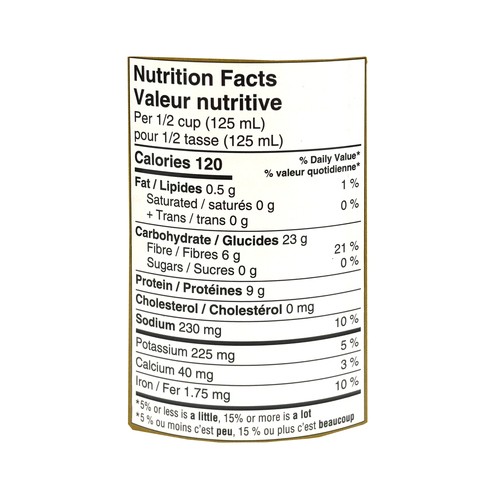Longo's Canned Lentils 540 ml