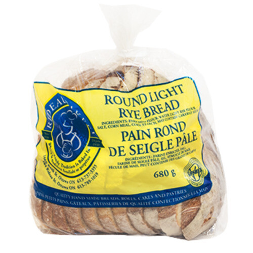 Rideau Bakery Limited Round Light Rye Bread 680 g