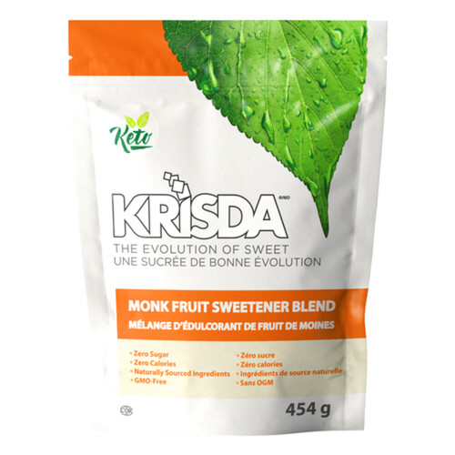 Krisda Sweetener Monk Fruit 454 g