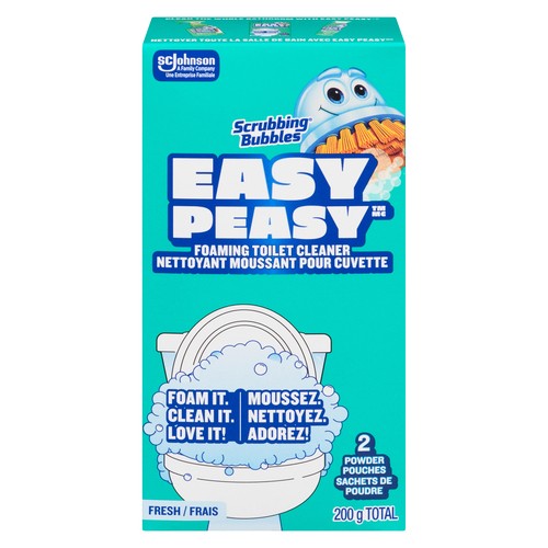 Scrubbing Bubbles Easy Peasy Foaming Toilet Cleaner Fresh 200 g