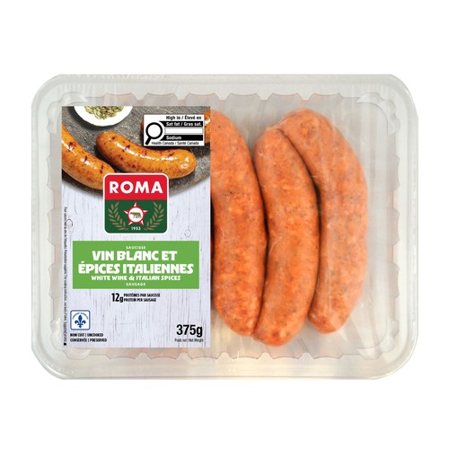 Roma Sausage White Wine & Italian Spices 375 g
