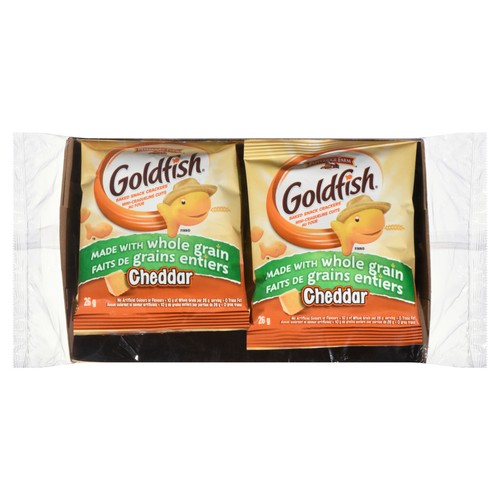 Pepperidge Farm Goldfish Crackers Whole Grain Cheddar 6 x 26 g