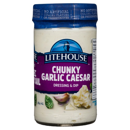Litehouse Dressing & Dip Chunky Garlic Caesar 384 ml