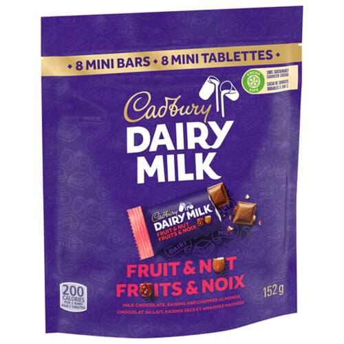 Cadbury Dairy Milk Fruit & Nut 152 g