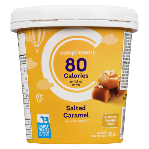 Compliments Frozen Dairy Dessert Salted Caramel 473 ml