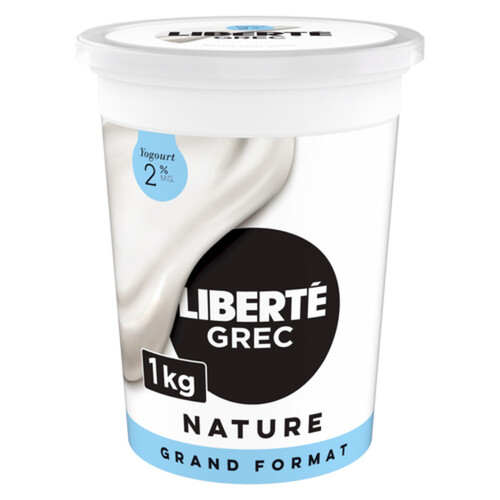 Liberté Greek 2 Yogurt Plain High Protein 1 kg Voilà Online Groceries & Offers