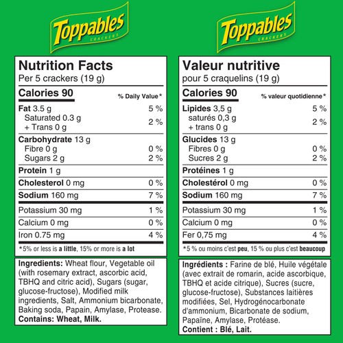 Christie Toppables Crackers Family Size 454 g