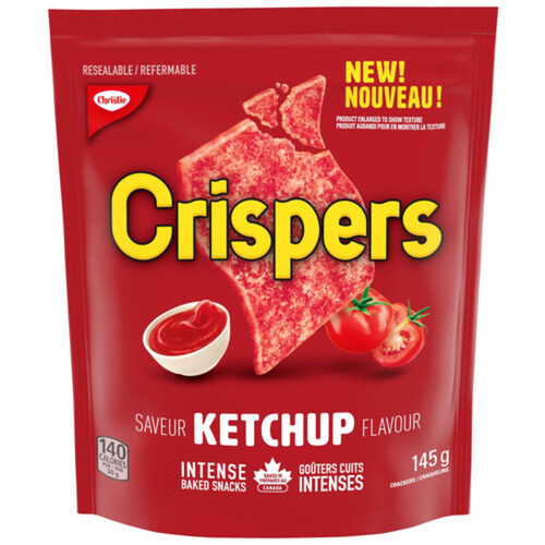 Christie Baked Crispers Ketchup Flavour 145 g