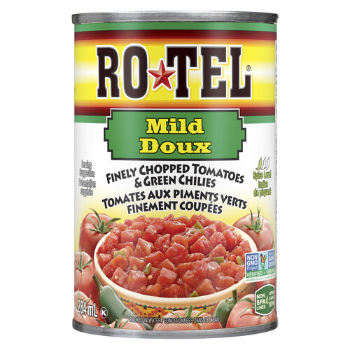 Rotel Tomatoes Diced With Chilies Mild 284 ml