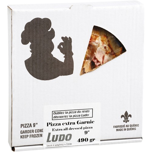 Ludo Frozen Extra All Dressed Pizza 490 g