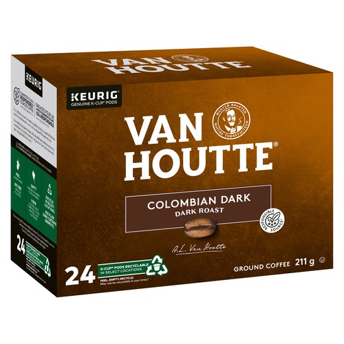 Van Houtte Coffee Pods Colombian Dark Roast 24 K-Cups 211 g
