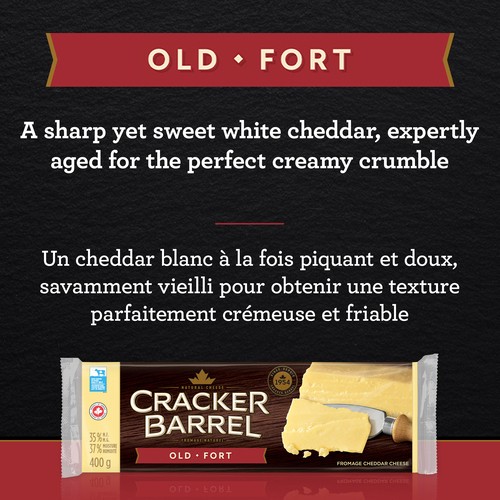 Cracker Barrel Cheese Old White Cheddar 400 g