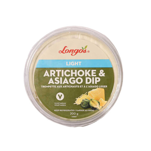 Longo's Artichoke & Asiago Dip Light 200 g